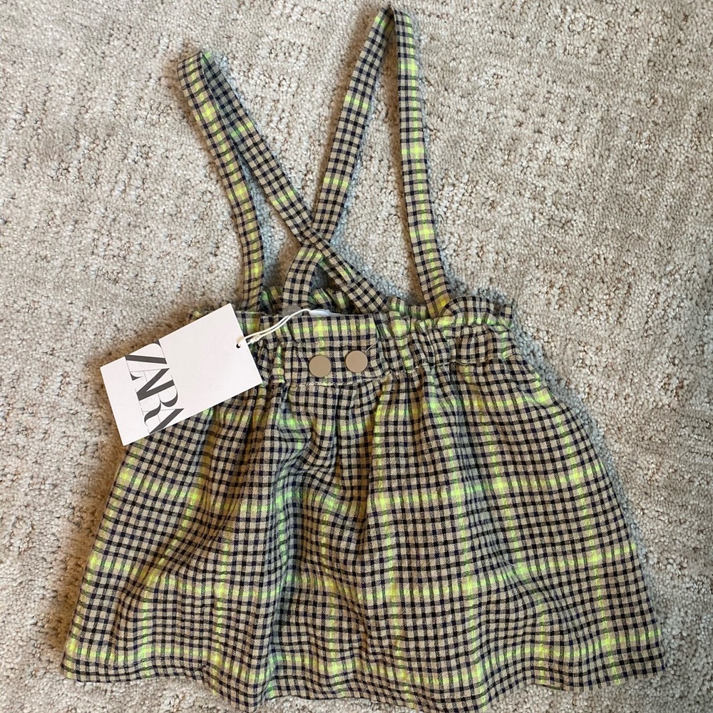 Zara skirt suspenders